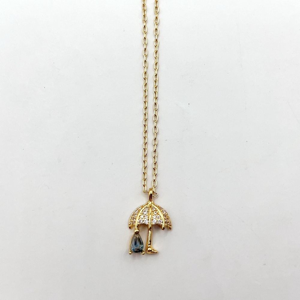 KS819-Kate Spade umbrella necklace